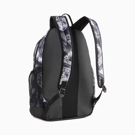 Mochila Puma Academy con Estampado Integral - Negro
